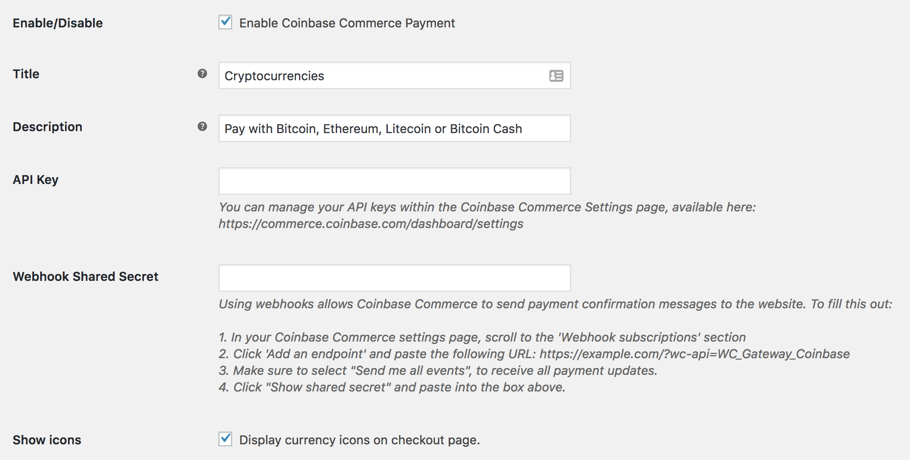 Woocommerce Bitcoin Accept Bitcoin Ethereum Litecoin Payments - 